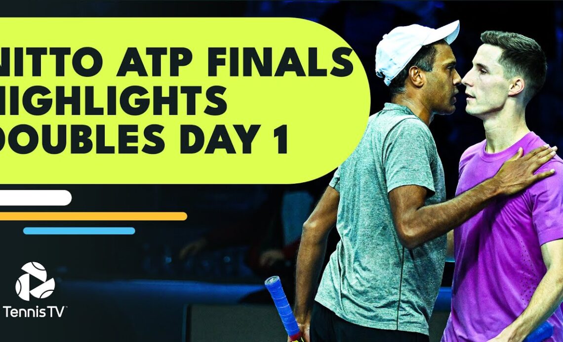 Ram/Salisbury & Glasspool/Heliovaara Feature | Nitto ATP Finals 2022 Doubles Highlights Day 1