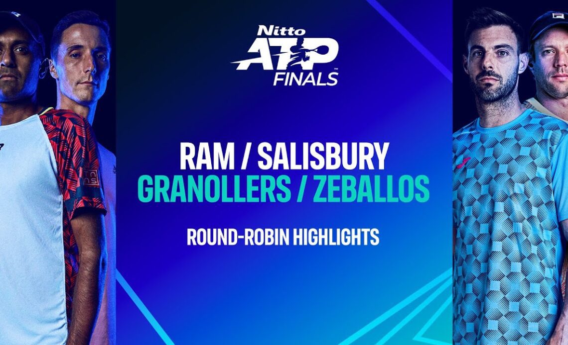 SALISBURY/RAM vs GRANOLLERS/ZEBALLOS | Nitto ATP Finals Highlights