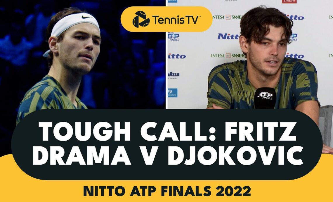 Tough Break for Taylor Fritz at Crucial Moment vs Djokovic 😳 | Nitto ATP Finals 2022 Semi-Final