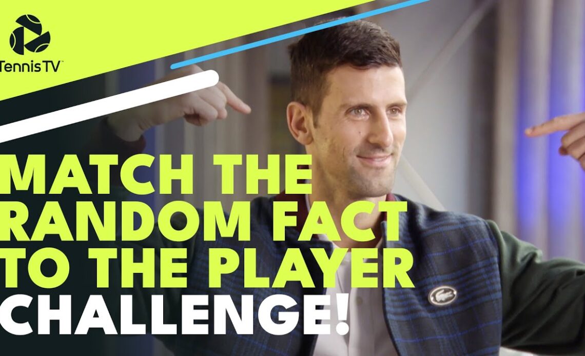 Which Random Fact Is For Which Player? The Nitto ATP Finals Stars Take On The Challenge!