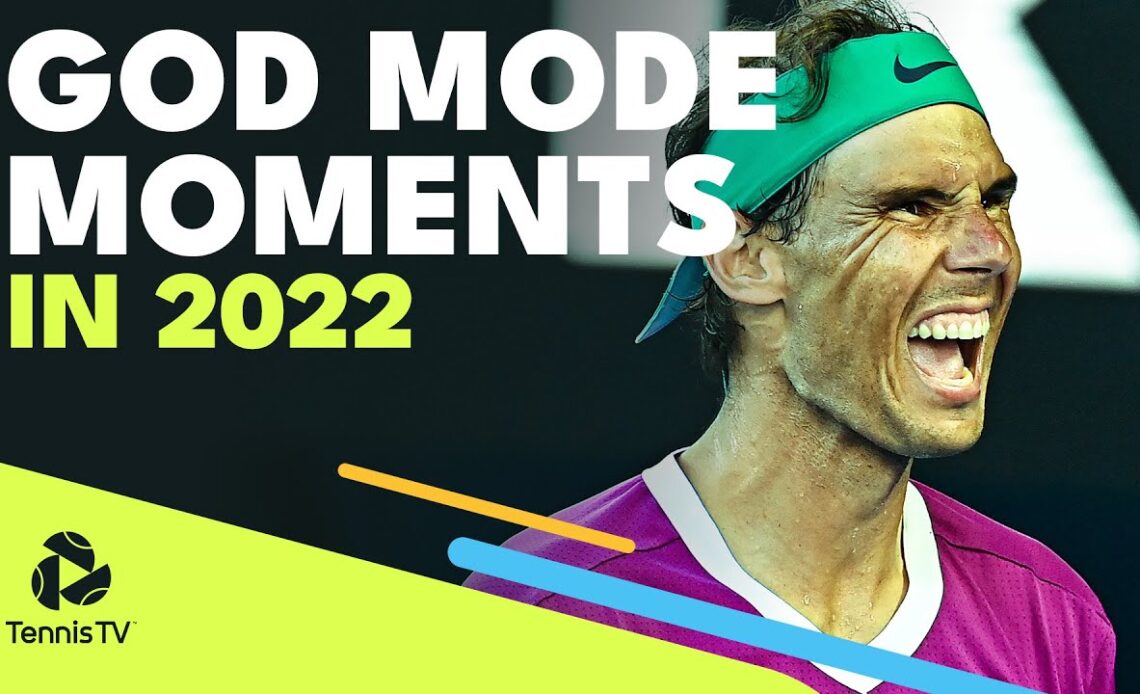 10 Times Tennis Players Went GOD MODE In 2022 🔥