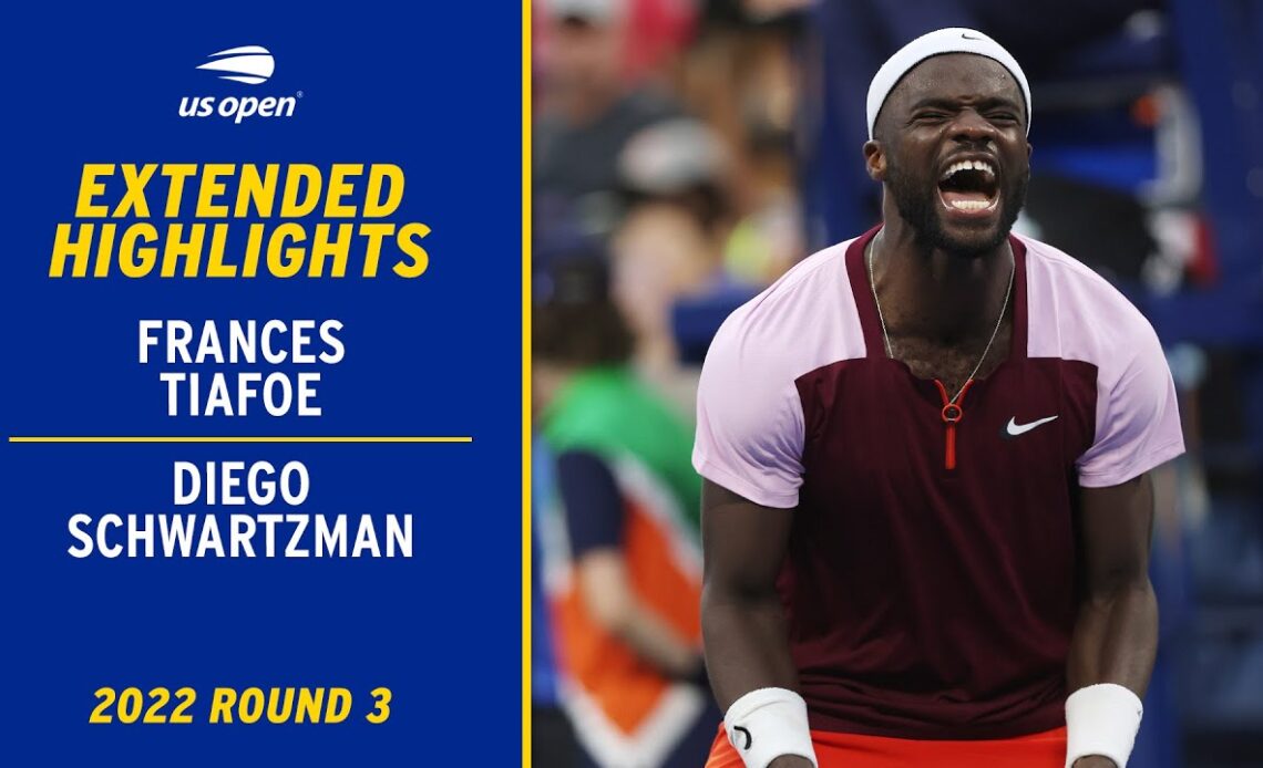 Diego Schwartzman vs. Frances Tiafoe Extended Highlights | 2022 US Open Round 3