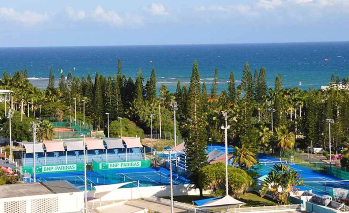 Ligue de Tennis de Nouvelle-Calédonie, host site of the Noumea Challenger.