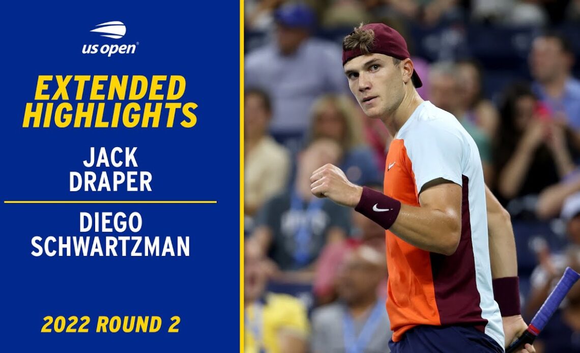 Jack Draper vs. Felix Auger-Aliassime Extended Highlights | 2022 US Open Round 2