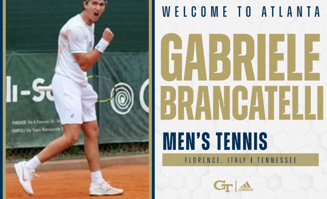 Men’s Tennis Signs Transfer Gabriele Brancatelli – Georgia Tech Yellow Jackets