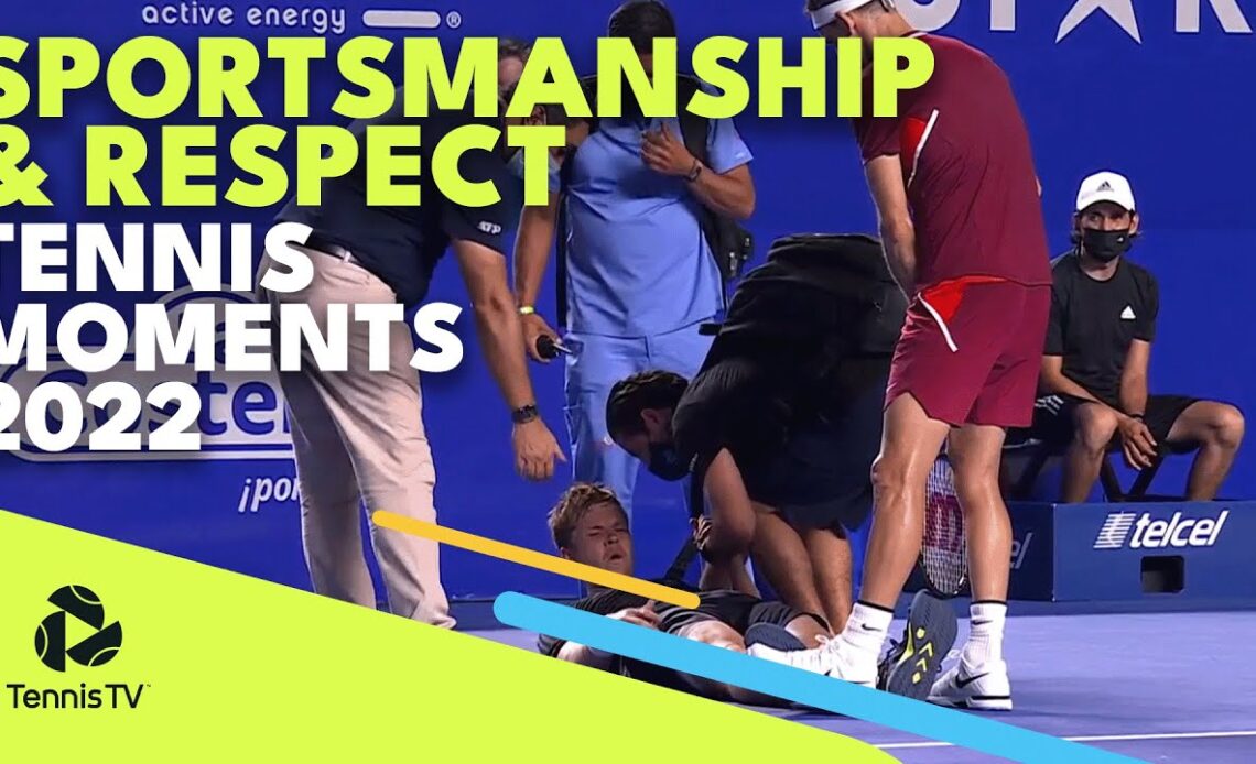 Sportsmanship & Respect Tennis Moments in 2022 🤝