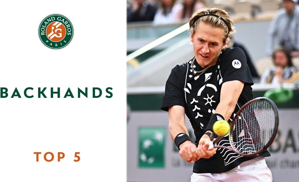Top 5 Backhands of 2022 | Roland-Garros