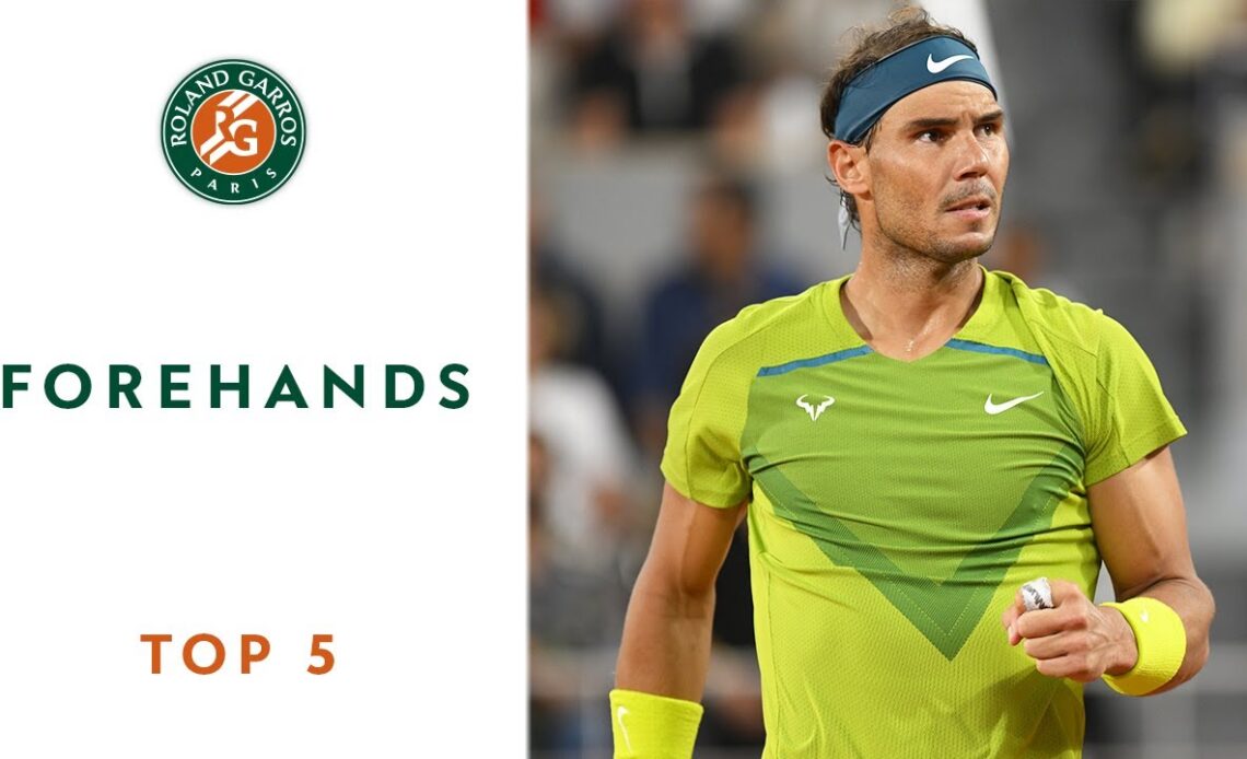 Top 5 Forehands of 2022 | Roland-Garros