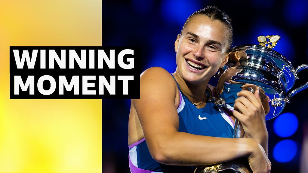 Australian Open 2023: Aryna Sabalenka beats Elena Rybakina to win title - watch winning moment