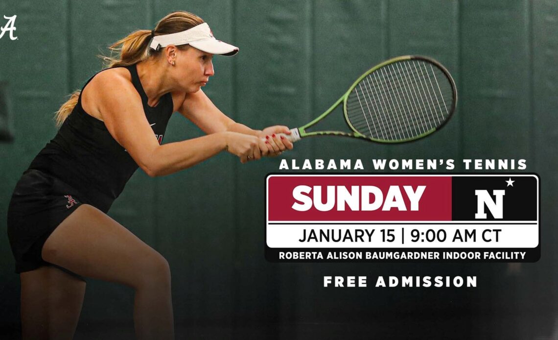 Alabama Women’s Tennis Commence the 2023 Season at Home on Sunday