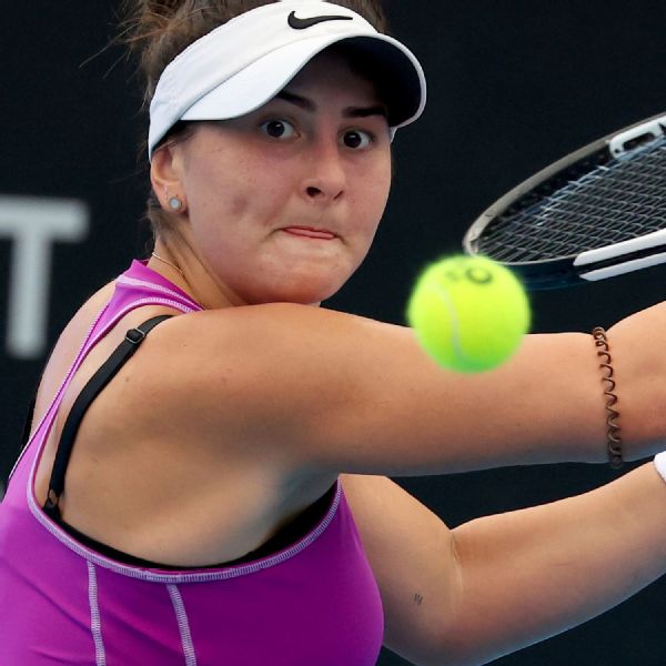 Andreescu elected 'to go for it' in Round 1 win at Adelaide