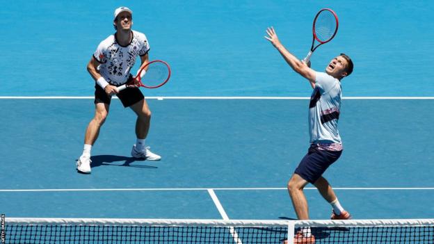 Briton Neal Skupski and Dutch partner Wesley Koolhof