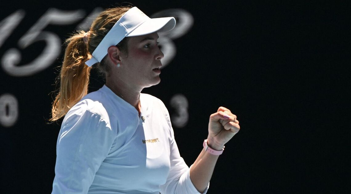 Australian Open: Vekic moves into first major quarterfinal since 2019