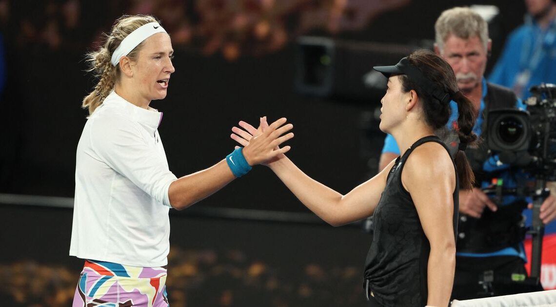 Azarenka predicts big things for Zhu after late-night Aussie Open battle