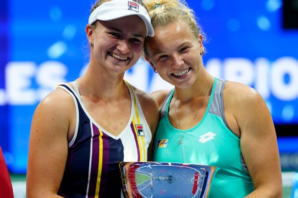 Barbora Krejcikova, Katerina Siniakova win Aussie Open doubles for 7th major title