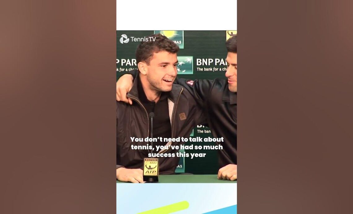 Djokovic Crashes Dimitrov Press Conference 😂