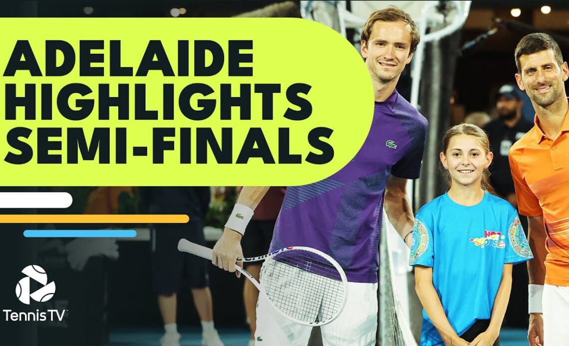 Djokovic vs Medvedev, Nishioka vs Korda! | Adelaide 2023 Semi-Final Highlights