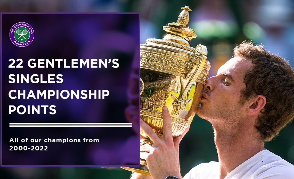 Every Gentlemen's Singles Championship Point at Wimbledon (2000-2022)