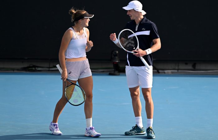 Gadecki and Polmans book AO 2023 mixed doubles quarterfinal | 23 January, 2023 | All News | News and Features | News and Events