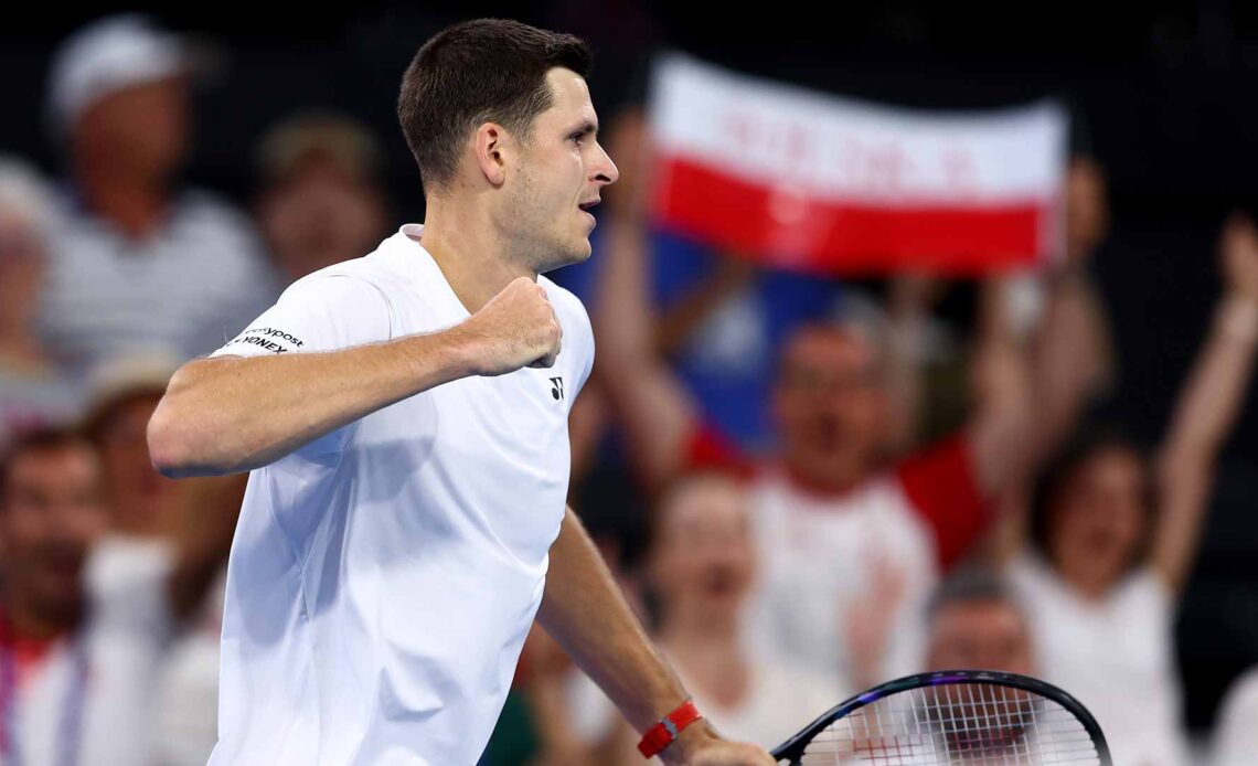 Hubert Hurkacz Puts Poland On Brink Of Victory In Brisbane | ATP Tour