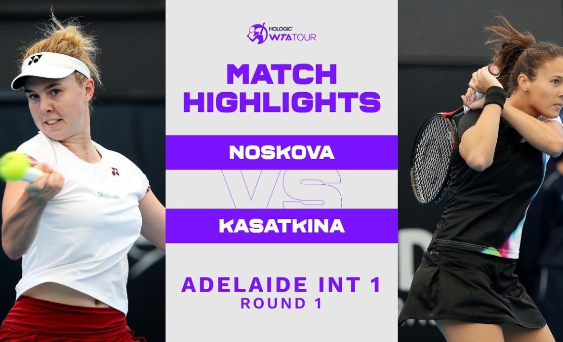 Linda Noskova vs. Daria Kasatkina | 2023 Adelaide International 1 | WTA Match Highlights