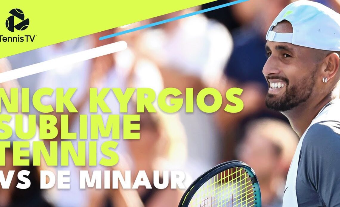 Nick Kyrgios Sublime Tennis vs De Minaur | Montreal 2022 Highlights