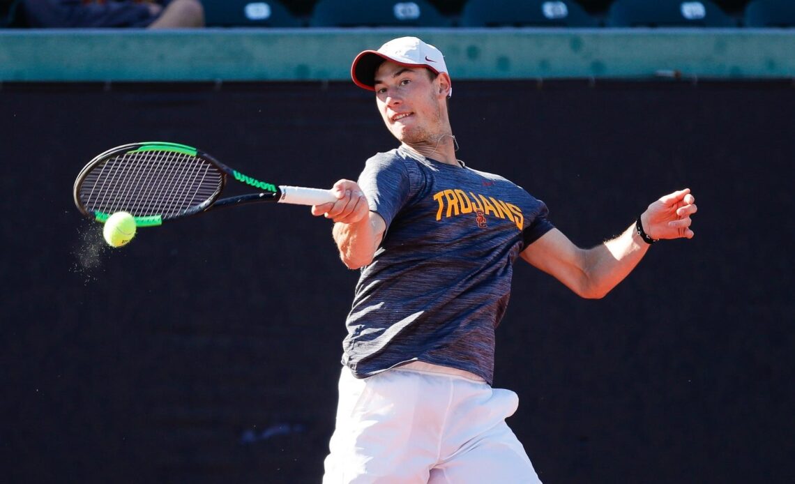 No. 8 USC Men's Tennis Doubles Up on Wins to Open Dual Action
