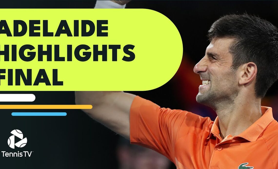 Novak Djokovic vs Sebastian Korda EPIC 🏆 | Adelaide 2022 Final Highlights
