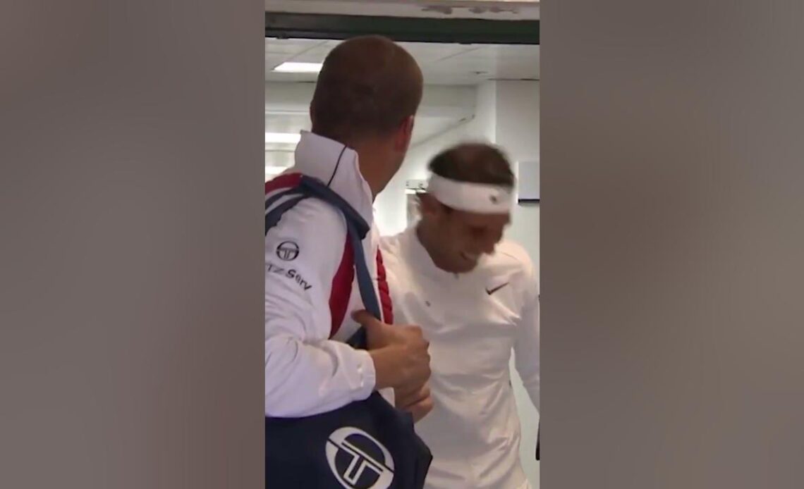Rafael Nadal's painful pre-match routine