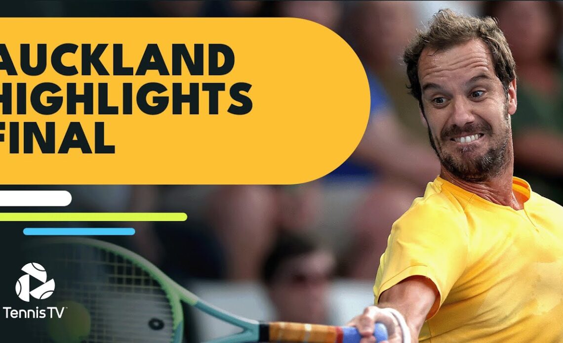 Richard Gasquet Takes On Cam Norrie For the Title | Auckland 2023 Final Highlights