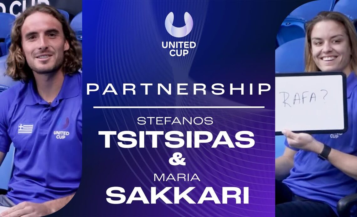 Sakkari & Tsitsipas are put to the PARTNERSHIP test ☝️ | 2023 United Cup