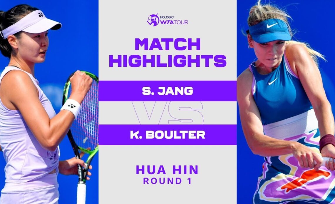 Su Jeong Jang vs. Katie Boulter | 2023 Hua Hin Round 1 | WTA Match Highlights