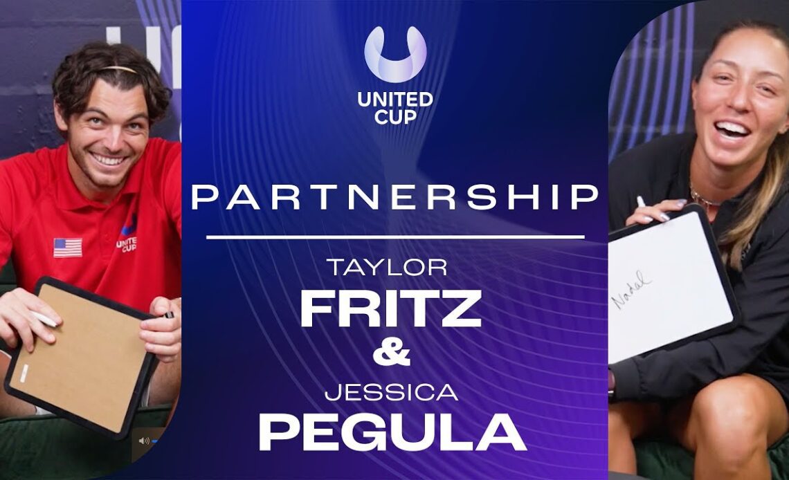 Taylor Fritz and Jessica Pegula 🤝 | 2023 United Cup