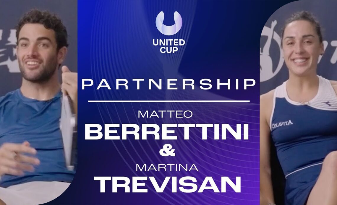 Team Italy chats Partnership | 2023 United Cup