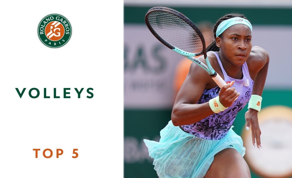 Top 5 Volleys of 2022 | Roland-Garros