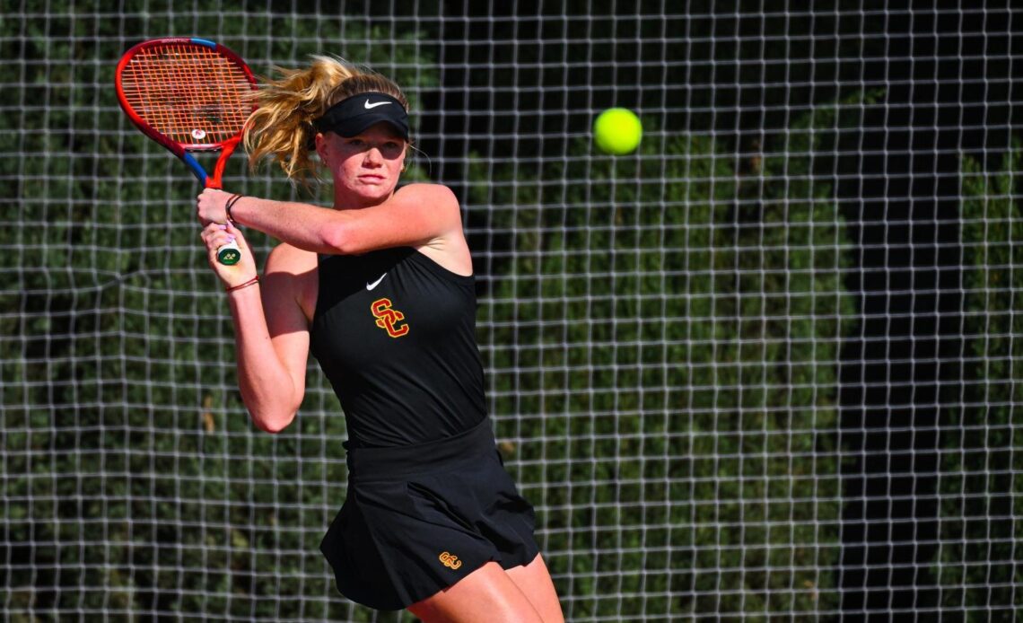 USC’s Madison Sieg Wins Pac-12 Women’s Tennis Player of the Week