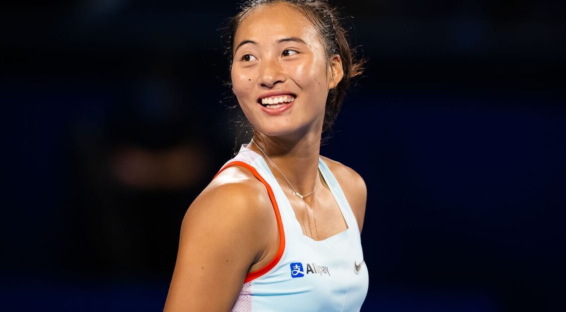 Zheng Qinwen saves match point, ousts Kontaveit in Adelaide