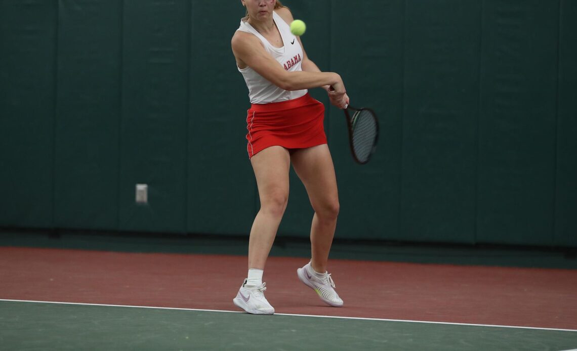 Alabama Women’s Tennis Sweeps Tulsa, Yale in Final Day of Blue Gray Tennis Classic
