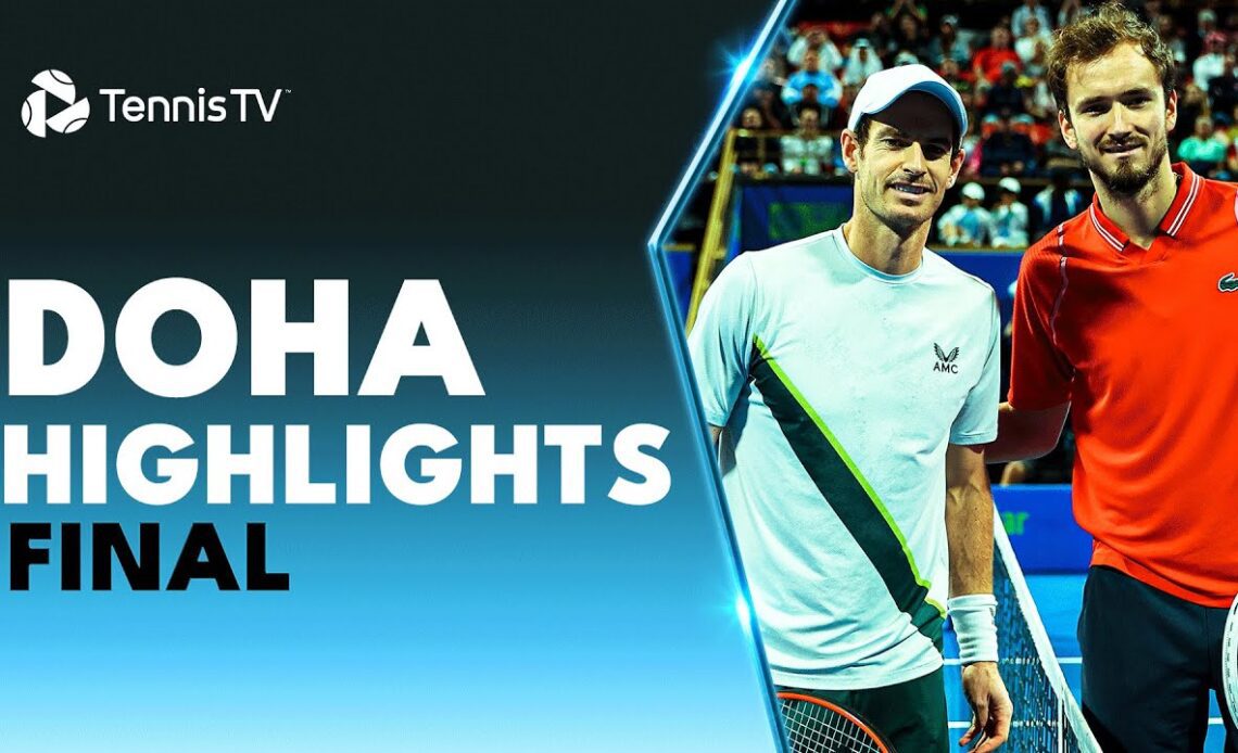 Andy Murray vs Daniil Medvedev For The Title! | Doha 2023 Final Highlights
