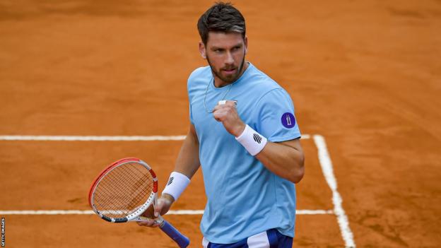 Cameron Norrie celebrates