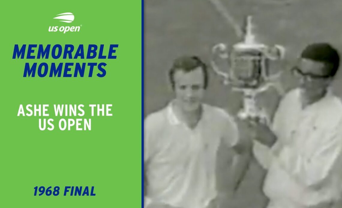 Arthur Ashe Wins the First-Ever US Open