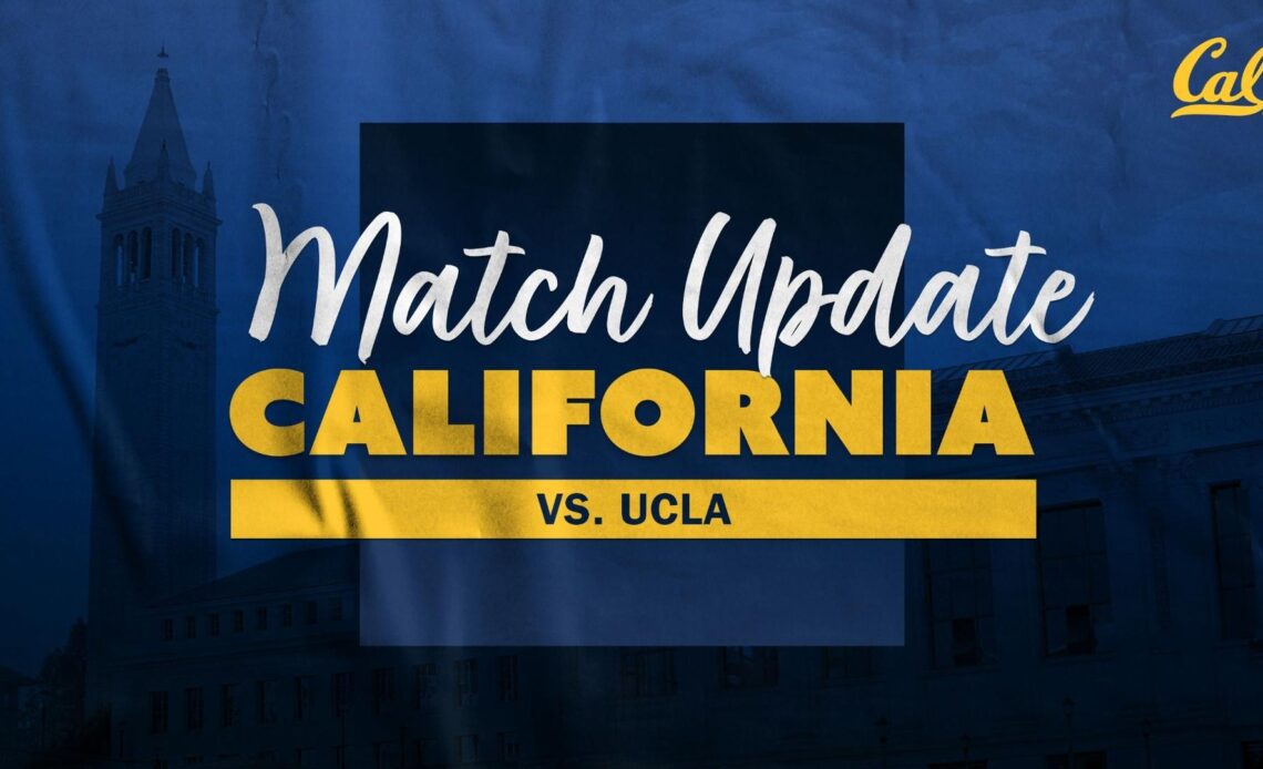 Cal-UCLA women's tennis match rain-out graphic