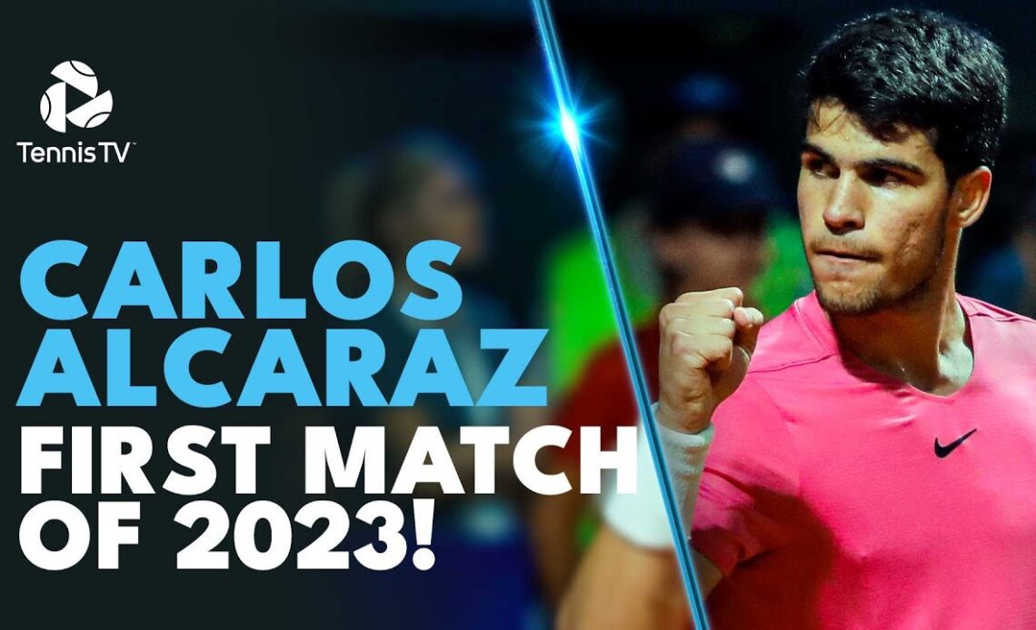 Carlos Alcaraz Plays First Match Of 2023! | Buenos Aires 2023 Extended Highlights