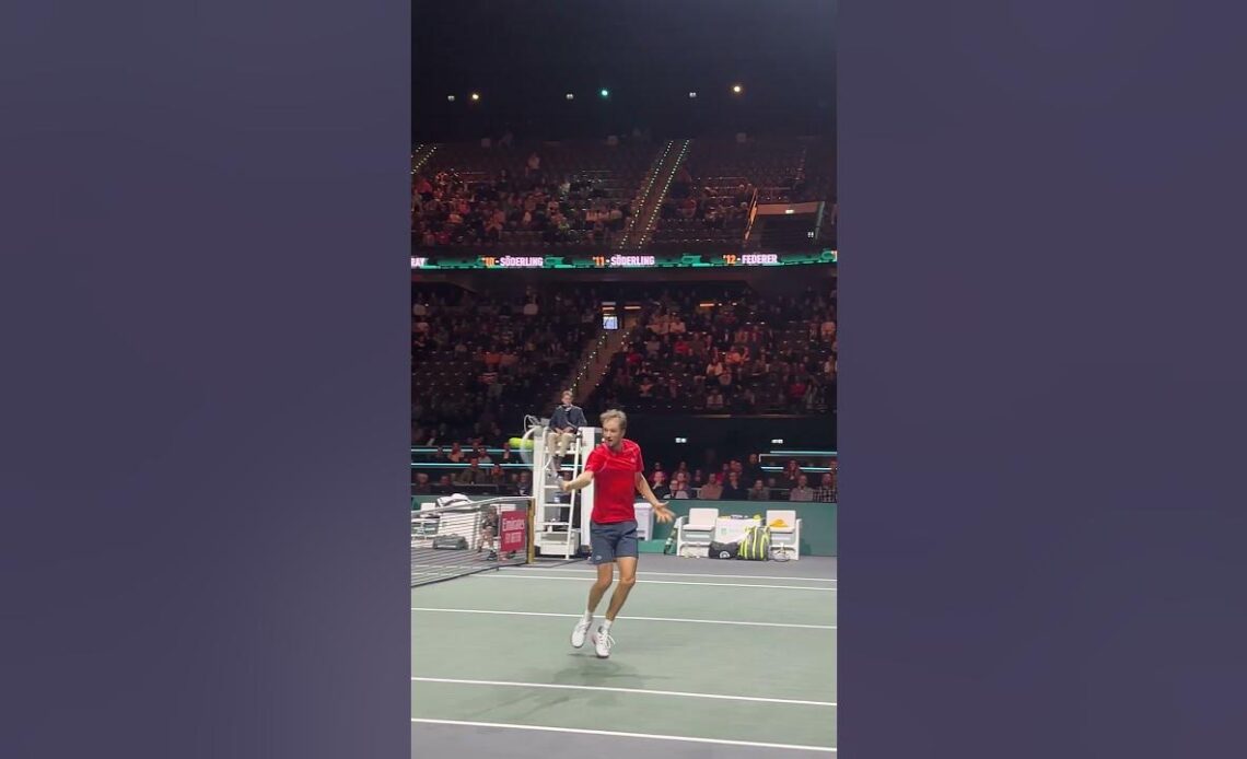 Daniil Medvedev Tennis Volley On The Spin 🔥