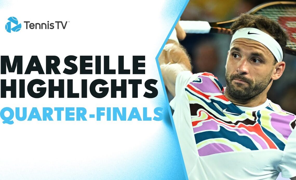 Dimitrov Battles Bublik; Hurkacz, Wawrinka & More Feature | Marseille 2023 Highlights Quarter-Finals