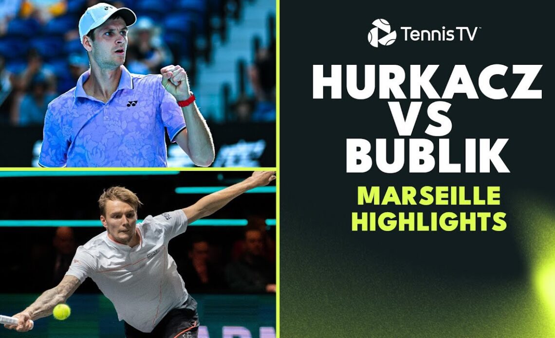 ENTERTAINING Hurkacz vs Bublik Highlights | Marseille 2023