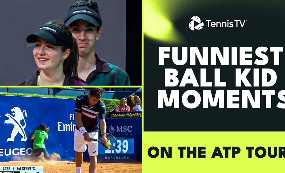 Funniest Ball Kid Moments On The ATP Tour! 😂