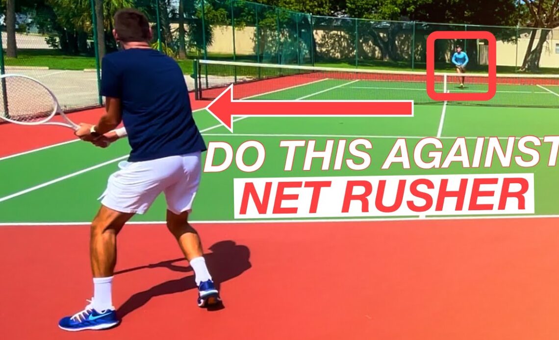 How to Defend Against a Net Rusher | Tennis Tactics Inside of the Point