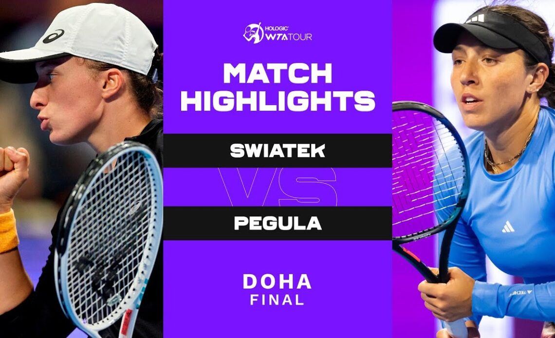 Iga Swiatek vs. Jessica Pegula | 2023 Doha Final | WTA Match Highlights