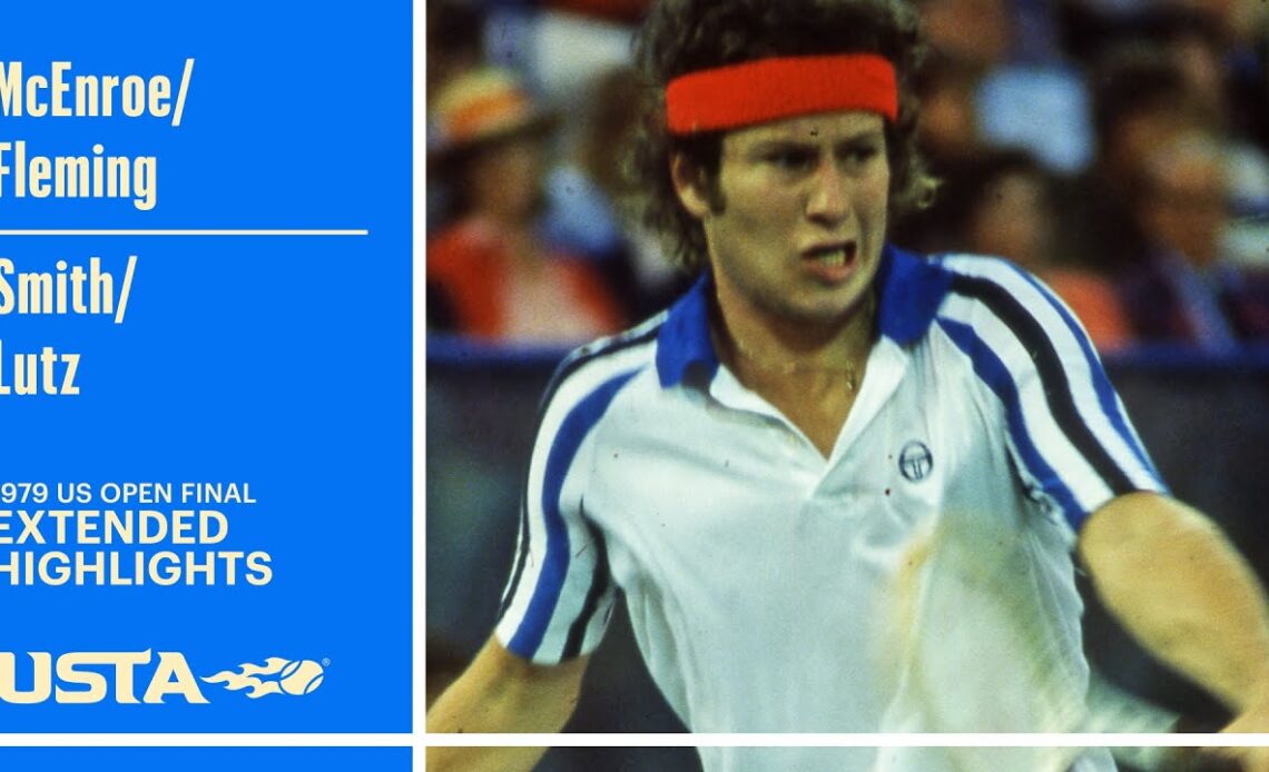 McEnroe/Fleming vs. Smith/Lutz Extended Highlights | 1979 US Open Final